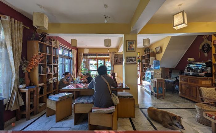 Common Ground Cafe on Temple Road, McLeod Ganj