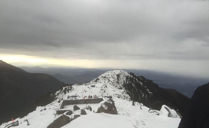 Triund Trek in snow